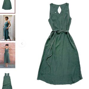 Curator SF Mabel Midi Dress, Size XS, Teal